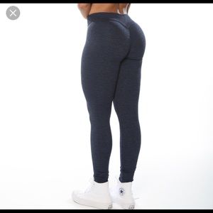 Celestial bodiez low blue leggings